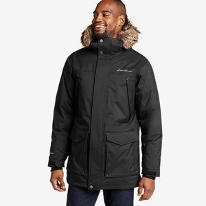 Eddie Bauer Men’s Superior Down Parka, Black, Medium